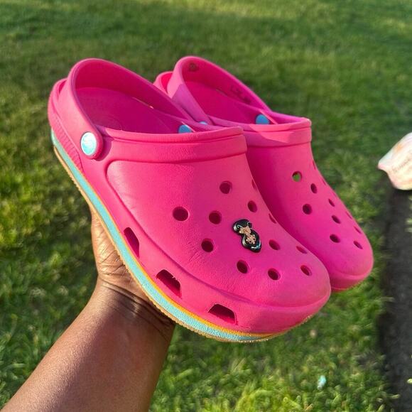 Crocs Adult Classic Retro Clogs Size M7 W9 Rare Design - Picture 9 of 13